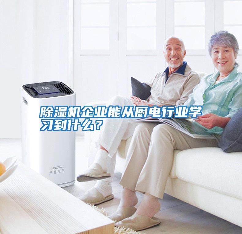 除濕機(jī)企業(yè)能從廚電行業(yè)學(xué)習(xí)到什么？