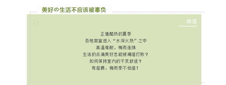 如何避免生活的樂趣被潮濕影響？