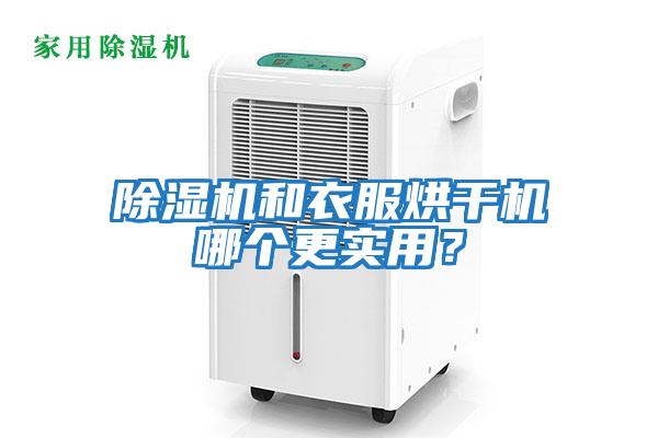 除濕機和衣服烘干機哪個更實用？