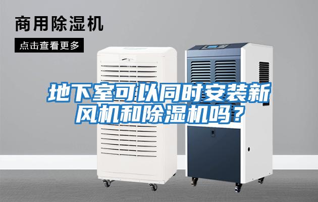 地下室可以同時安裝新風機和除濕機嗎？