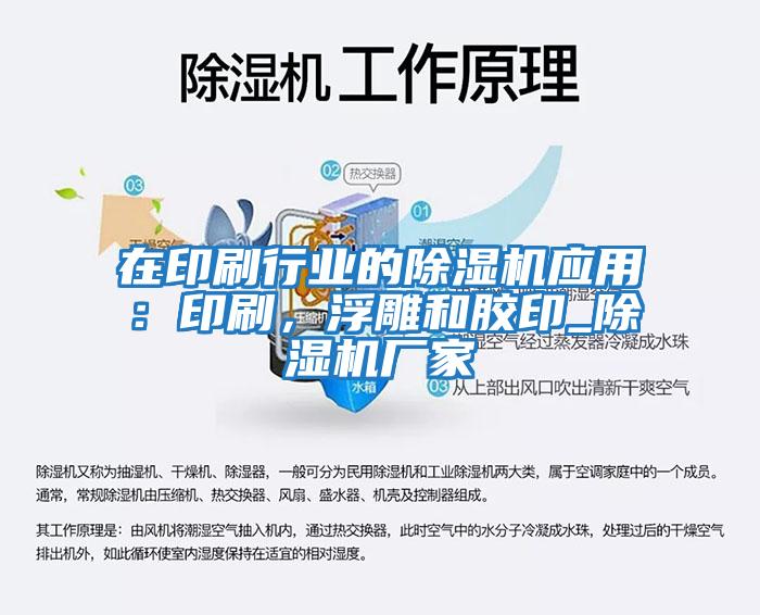 在印刷行業(yè)的除濕機應(yīng)用：印刷，浮雕和膠印_除濕機廠家