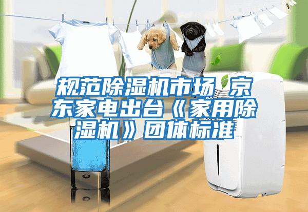 規(guī)范除濕機(jī)市場(chǎng) 京東家電出臺(tái)《家用除濕機(jī)》團(tuán)體標(biāo)準(zhǔn)