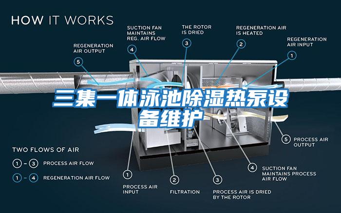 三集一體泳池除濕熱泵設備維護