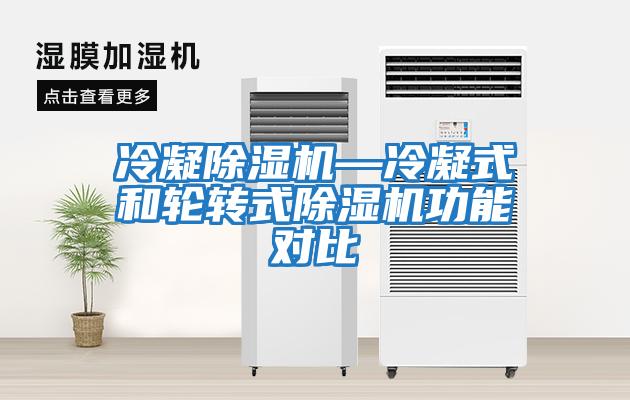 冷凝除濕機—冷凝式和輪轉式除濕機功能對比