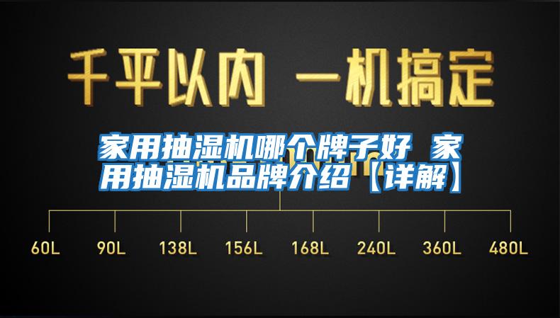 家用抽濕機哪個牌子好 家用抽濕機品牌介紹【詳解】