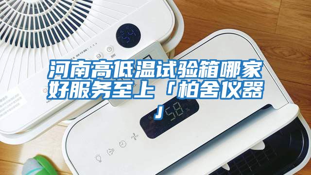 河南高低溫試驗箱哪家好服務(wù)至上「柏舍儀器」