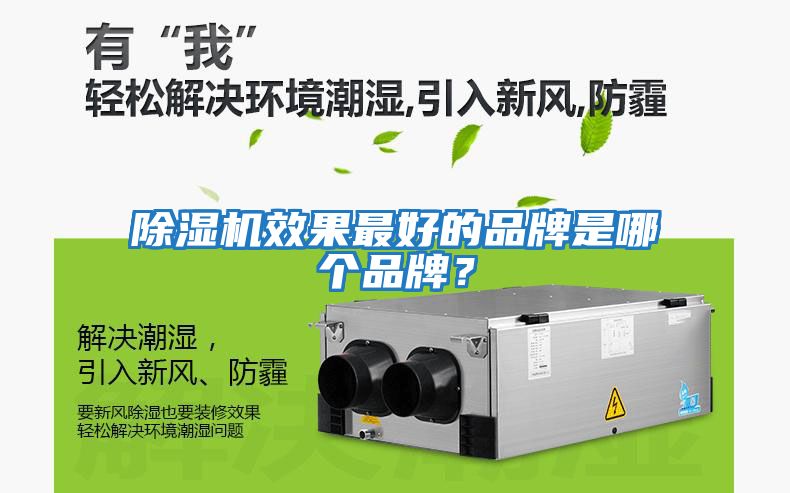 除濕機效果最好的品牌是哪個品牌？