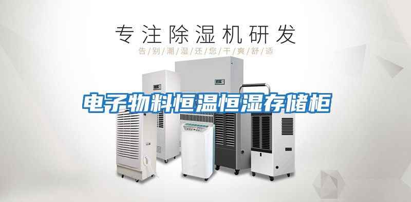 電子物料恒溫恒濕存儲柜