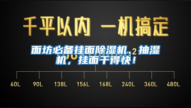 面坊必備掛面除濕機(jī)、抽濕機(jī)，掛面干得快！