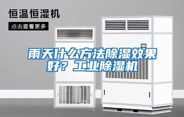 雨天什么方法除濕效果好？工業(yè)除濕機